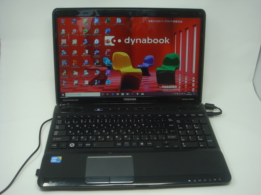 ノートパソコン TOSHIBA dynabook TX/77MBL PATX77MRFBL  Win10 64bit 新品SSD 120GB(中古)