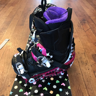 送料込！レディーススノーボード4点セット！ K2 SALOMON OP