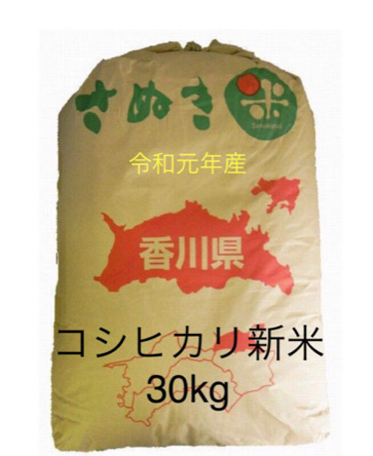 受付終了‼︎    コシヒカリ 新米 30キロ 玄米