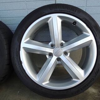 ★美品★　AUDI アウディ A4 S-LINE Sライン 純正 ホイール 18インチ 8J+47 PCD112 4本セット
