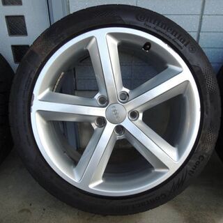 ★美品★　AUDI アウディ A4 S-LINE Sライン 純正 ホイール 18インチ 8J+47 PCD112 4本セット