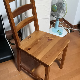 木製椅子です
