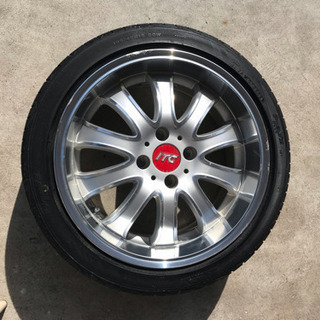 ITCスポーツPROUD16x7j4HPC100オフセット＋42タイヤ195/45 