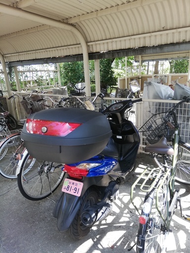 スズキ　アドレスV125S　青　走行距離11,800キロ　自賠責二年付き