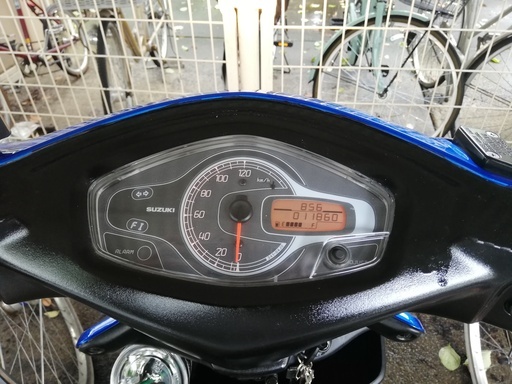 スズキ アドレスV125S 青 走行距離11,800キロ 自賠責二年付き アドレス