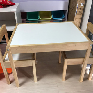 【取引中】IKEAキッズ用テーブル イスセット