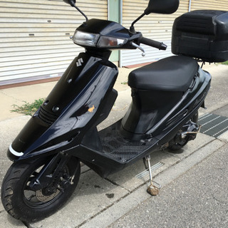 CE11A アドレスV100 スズキ 実働確認済み 整備済み バッテリー新品 2スト キャブ車 13296km 大阪 即決有り 売り切り