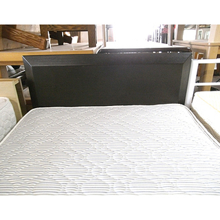 札幌【ロングサイズ シングルベッド】210cm ふつう～かため ダークブラウン こげ茶色系 シンプル シングルベット