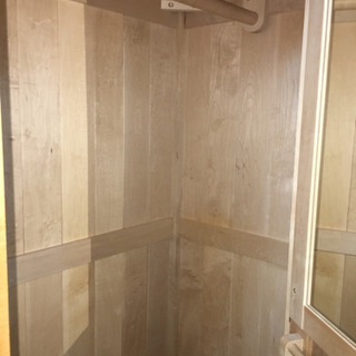 10/31 値下げ 参考上代約30万円 北の住まい設計社 クローゼット メープル無垢材 日本製