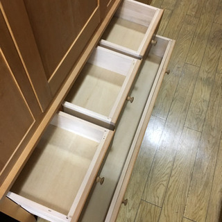 10/31 値下げ 参考上代約30万円 北の住まい設計社 クローゼット メープル無垢材 日本製