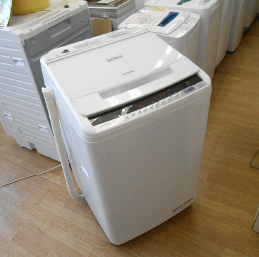 見事な創造力 タテ型 ホワイト(W)/白 BW-V80C ビートウォッシュ 洗濯機 ...