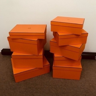エルメス バーキン ケリーの箱大量セット オレンジボックス