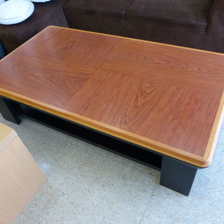 引き出し付き 大型 ローテーブル 135×75×37cm