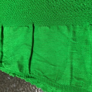 緑の帯揚げ/和装小物