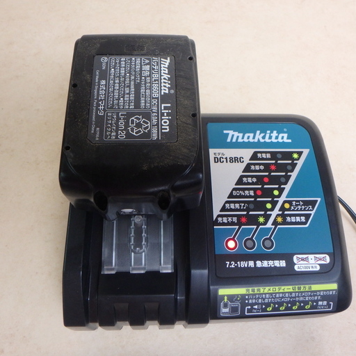 マキタ 充電式 インパクトドライバー makita バッテリー式 TD170D 動作確認済 18V 6.0Ah ドライバ バッテリー 2個付属 電動工具 DIY 電動 工具 中古品 宮城