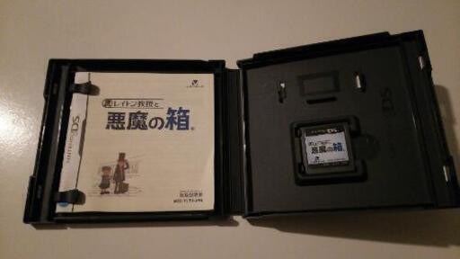 Nintendods用ゲームソフト レイトン教授と悪魔の箱 イマタケ 小作のポータブルゲーム ニンテンドーds 3ds の 中古あげます 譲ります ジモティーで不用品の処分