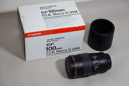 【代引き発送可】Canon　EF100mm　f/2.8L Macro IS USM