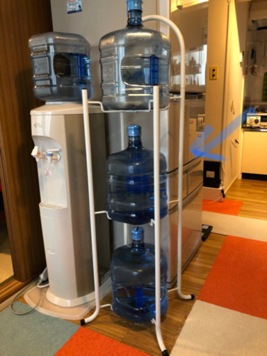 アクアクララのボトルラックお譲りします あんこ 押上 スカイツリー前 の収納家具 スチールラック の中古あげます 譲ります ジモティーで不用品の処分