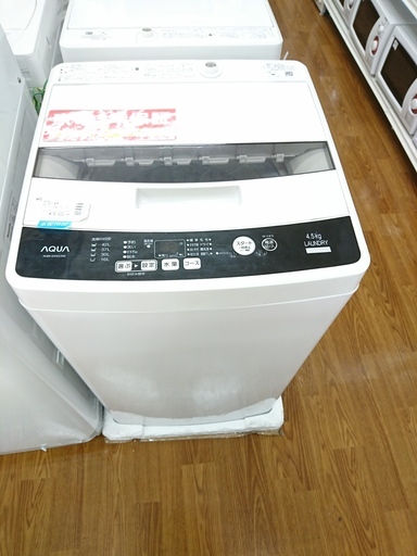 AQUA　全自動洗濯機　AQW-S45EC-W　20216年製　【トレファク　川越店】