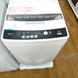 AQUA　全自動洗濯機　AQW-S45EC-W　20216年製　...
