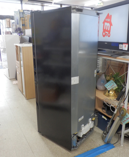 PayPay対応 AQUA/アクア 275ℓ 冷蔵庫 冷凍102ℓ 黒 2ドア AQR-D28C(K) 高さ161.5㎝ 札幌市西区西野