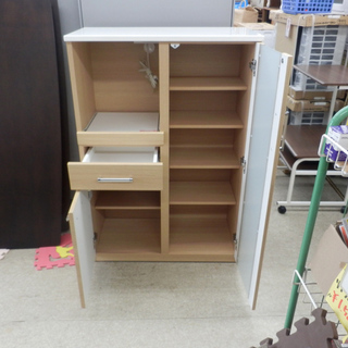 PayPay対応 レンジボード キッチンカウンター ミドル ナチュラル 食器棚 収納 札幌市西区西野