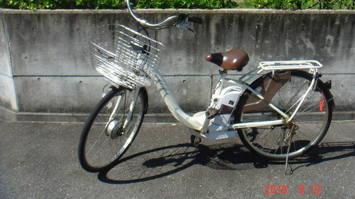 電動自転車(あさひエナシス)前輪駆動.バッテリー7Ah.26吋