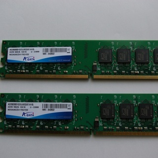 ディスクトップパソコン用メモリー(ADATA) DDR2-2GB 