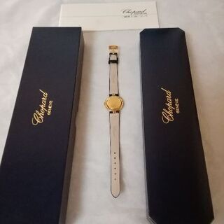美品。最高級ジュエラーメゾン。Chopard ショパール K18金無垢 腕時計