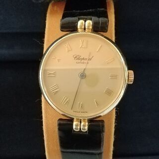 美品。最高級ジュエラーメゾン。Chopard　ショパール　K18金無垢　腕時計　レディース 美品。最高級ジュエラーメゾン。Chopard ショパール K18金無垢 腕時計