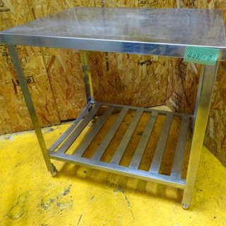 4081-0)☆厨房機器☆作業台☆W800×D600×H800mm☆