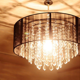 シャンデリア ★ 天井照明 キラキラ クリスタル ブラウン 取り付け簡単 シャンデリア ☆ 天井照明 キラキラ クリスタル ブラウン 取り付け簡単