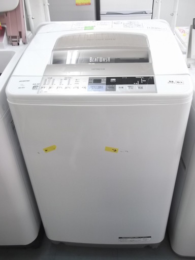 ID:G886423　全自動洗濯機９．０Ｋ（２０１３年日立製）半年保証付き」