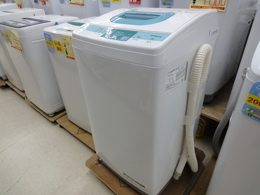 HITACHI/日立 洗濯機 5.0kg 2014年製 ホワイト NW-5SR【ユーズドユーズ名古屋天白店】