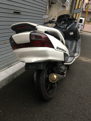 スカイウェイブ250スーパートラップマフラー！