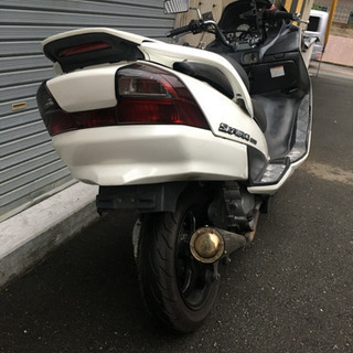 スカイウェイブ250スーパートラップマフラー！
