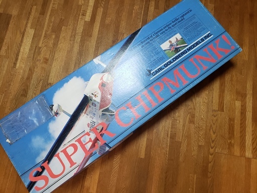 ★新品★60～90 SUPER CHIPMUNK! スーパーチックマンク　ラジコン飛行機組立キット