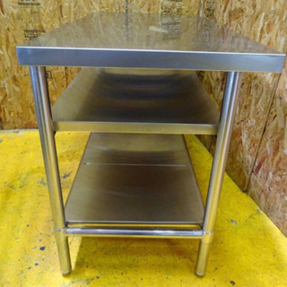 （4086-0）業務用 ステンレス 作業台 幅1200mm 奥行600mm 高さ790mm　中古 厨房 店舗 調理台 4086-0）業務用 ステンレス 作業台 幅1200mm 奥行600mm 高さ790mm 中古