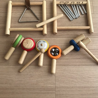 【お取り引き中】木のおもちゃ 楽器 知育玩具
