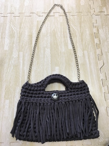 ズパゲッティで編んだカバン ゆぅ 大久保のバッグ ショルダーバッグ の中古あげます 譲ります ジモティーで不用品の処分