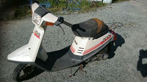 yamaha ﾔﾏﾊ jog ﾍﾟﾘｶﾝｼﾞｮｸﾞ 27v ｷｬﾌﾞ･負圧ｺｯｸ清掃済み 実働 書類・鍵あり 山形発 自社陸送あり