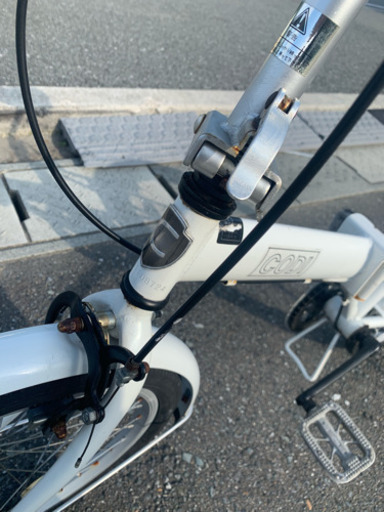 ☆中古品 CODI 折りたたみ自転車 白☆ ☆中古品 CODI 折りたたみ自転車 白☆ 【公式通販】