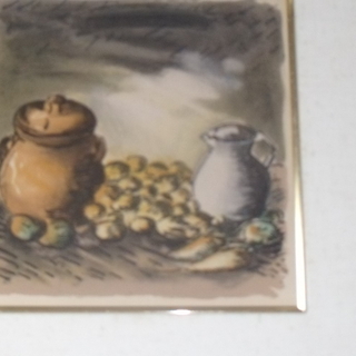 絵画　【壺】　モーリス・ド・ヴラﾗマンク　リトグラフ作品　