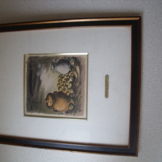 絵画　【壺】　モーリス・ド・ヴラﾗマンク　リトグラフ作品　