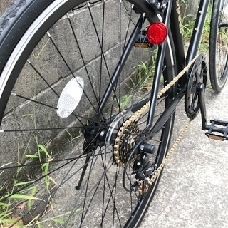 自転車 ￥19800- 格安新車です。かっこいいクロスバイク ブラック 700C 