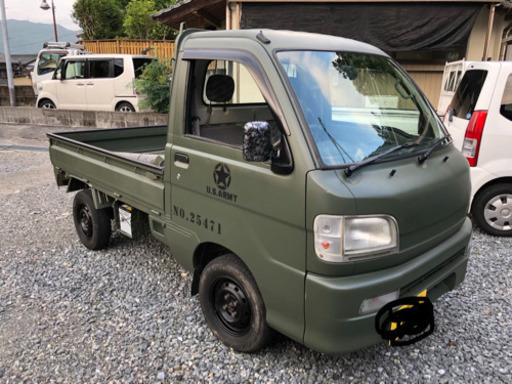 軽トラ ハイゼット 4wd エアコン ｕｓアーミー ジム男 佐川のハイゼットの中古車 ジモティー