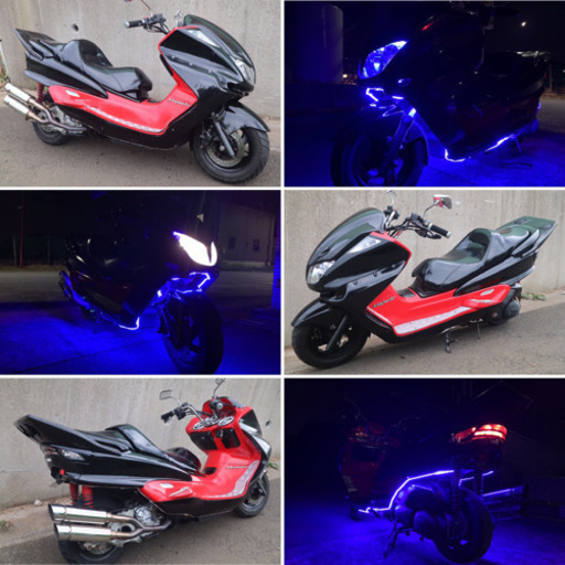 【YAMAHA マジェスティ】スピーカー2発、LED電飾付き！！圧倒的コスパ！！