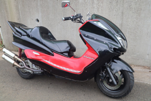 YAMAHA マジェスティ】スピーカー2発、LED電飾付き！！圧倒的コスパ