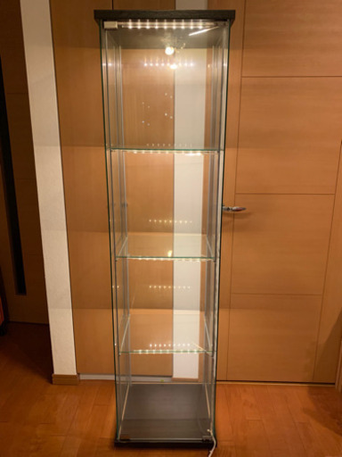 Ikea デトルフ Detolf 照明付き ぱすてる 本町の収納家具 棚 シェルフ の中古あげます 譲ります ジモティーで不用品の処分