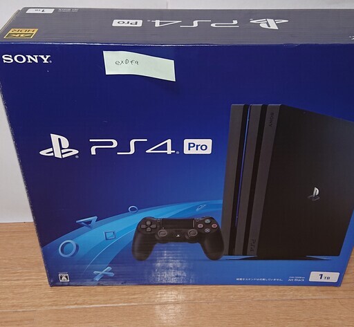 【PS4】PlayStation 4 Pro ジェット・ブラック 1TB CUH-7200BB01①